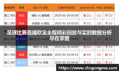 足球比赛直播欧宝全程精彩回放与实时数据分析尽在掌握