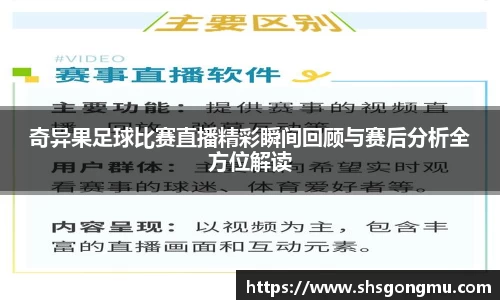 奇异果足球比赛直播精彩瞬间回顾与赛后分析全方位解读